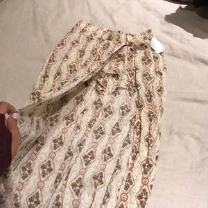 Open skirt with shorts under it